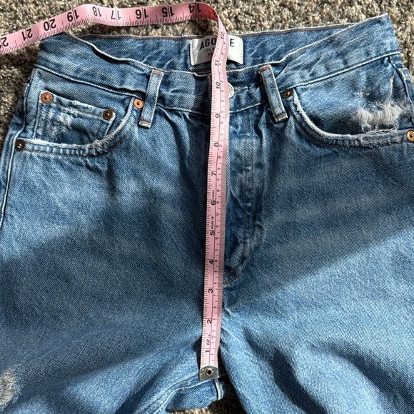 Agolde Jamie High Rise Straight in Arrival 24 - Picture 3 of 7